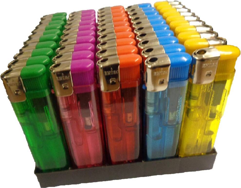 Emtec Electronic Refillable Lighters Pack 50