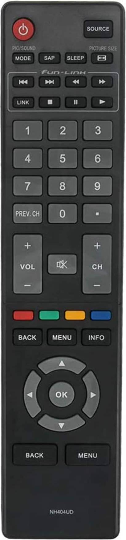 Allimity NH404UD Replacement Remote Control