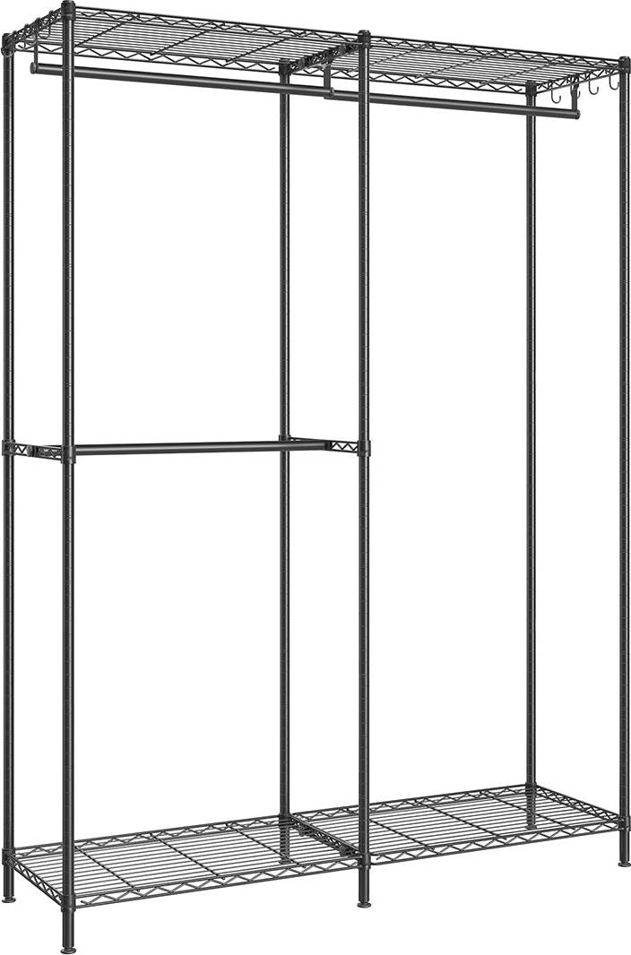 Clothing rack Songmics Clothing Adjustable Shelves Hanging Rails Clothes Rack