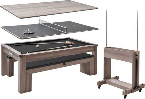 Pool table VEVOR 214cm Pool Table Combo Set