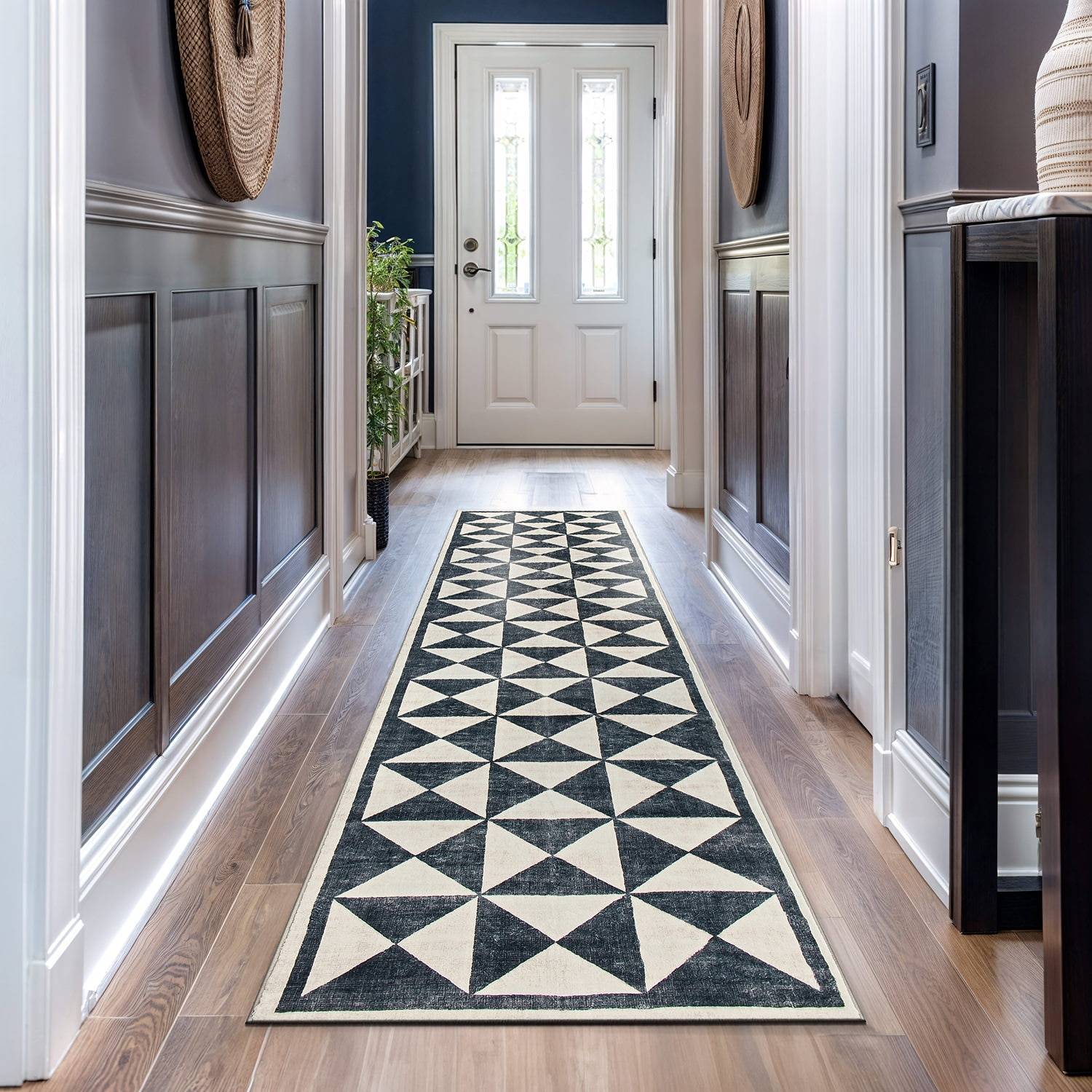 World Rug Gallery Geometric Diamond Washable