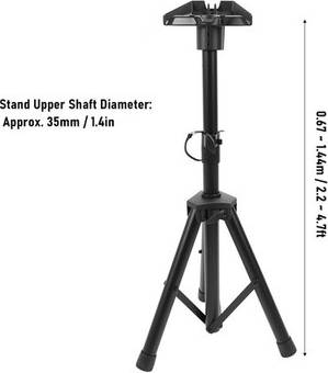 Rectangular Satellite Tripod Metal Mount Stand Kit