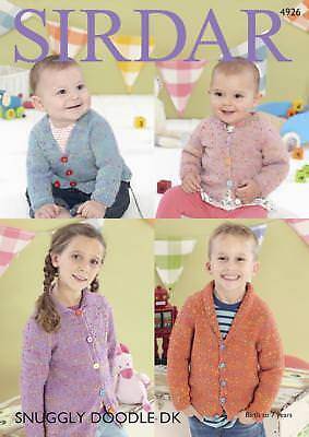 SIRDAR 4926 Knitting Pattern Cardigans