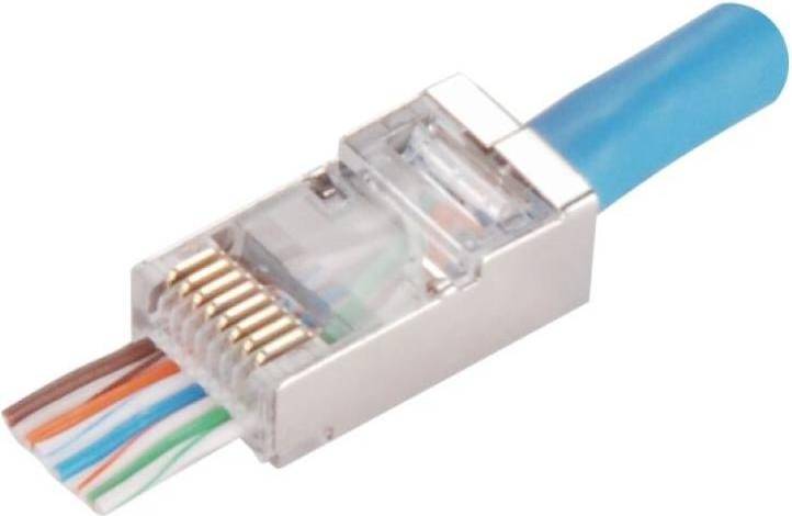 ALANTEC Rj45 Stp Through Connector Cat.5e 100 Pieces