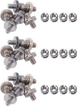 30 Pcs 1/4 Inch And 3/8 Inch Camera Screw Adapter