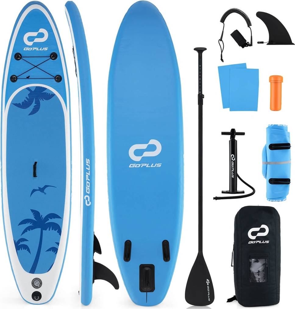 Paddle board Costway Goplus 10 Inch Inflatable SUP Paddle Board