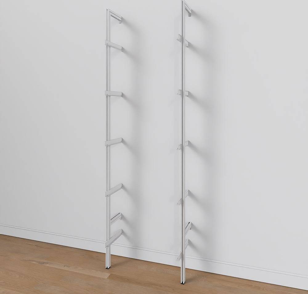 Aluminum Rectangular Bracket Shelf ALUMPAL-12WW