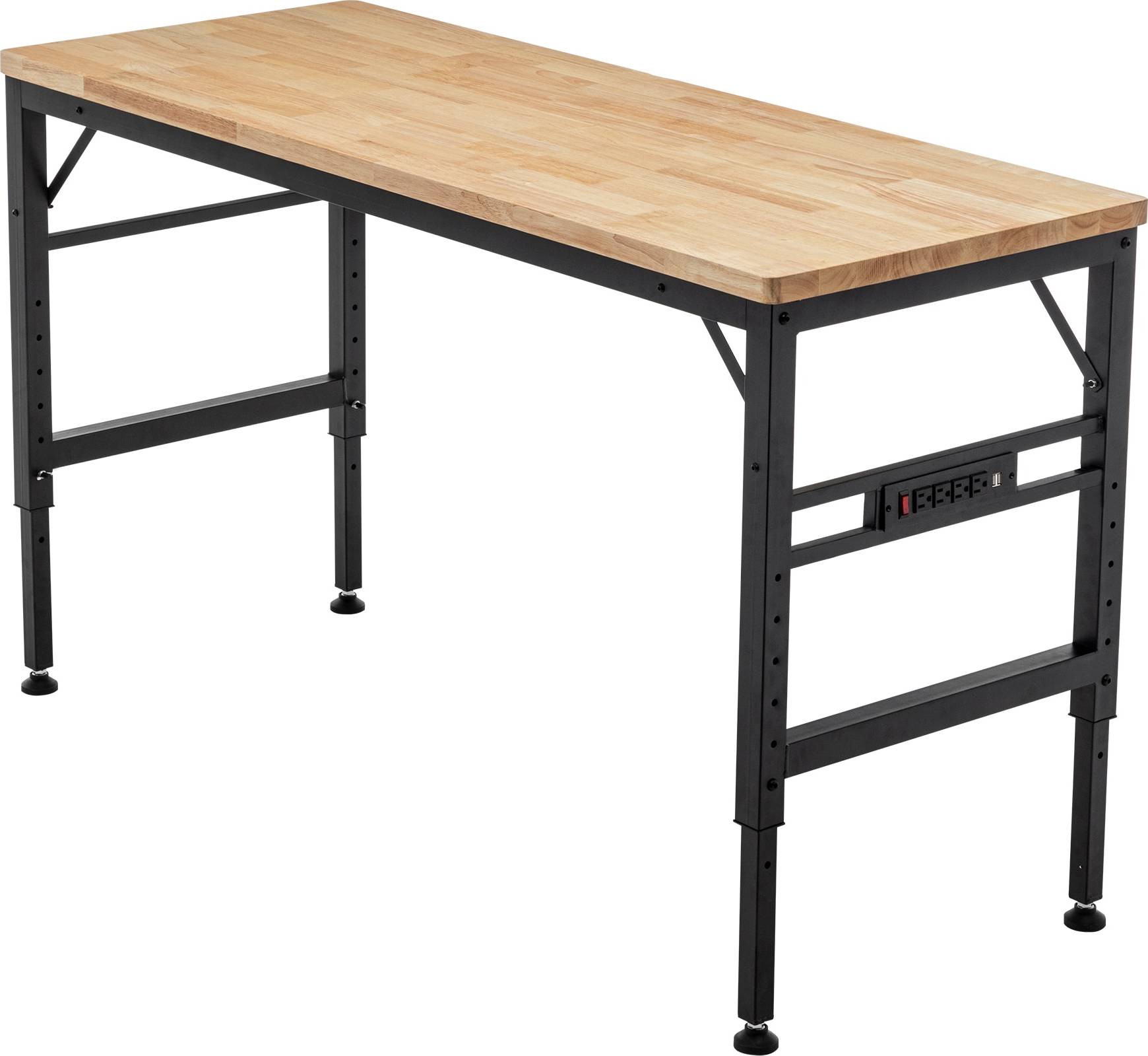 Adjustable height work bench LOVMOR Adjustable Height Workbench 2000 LBS