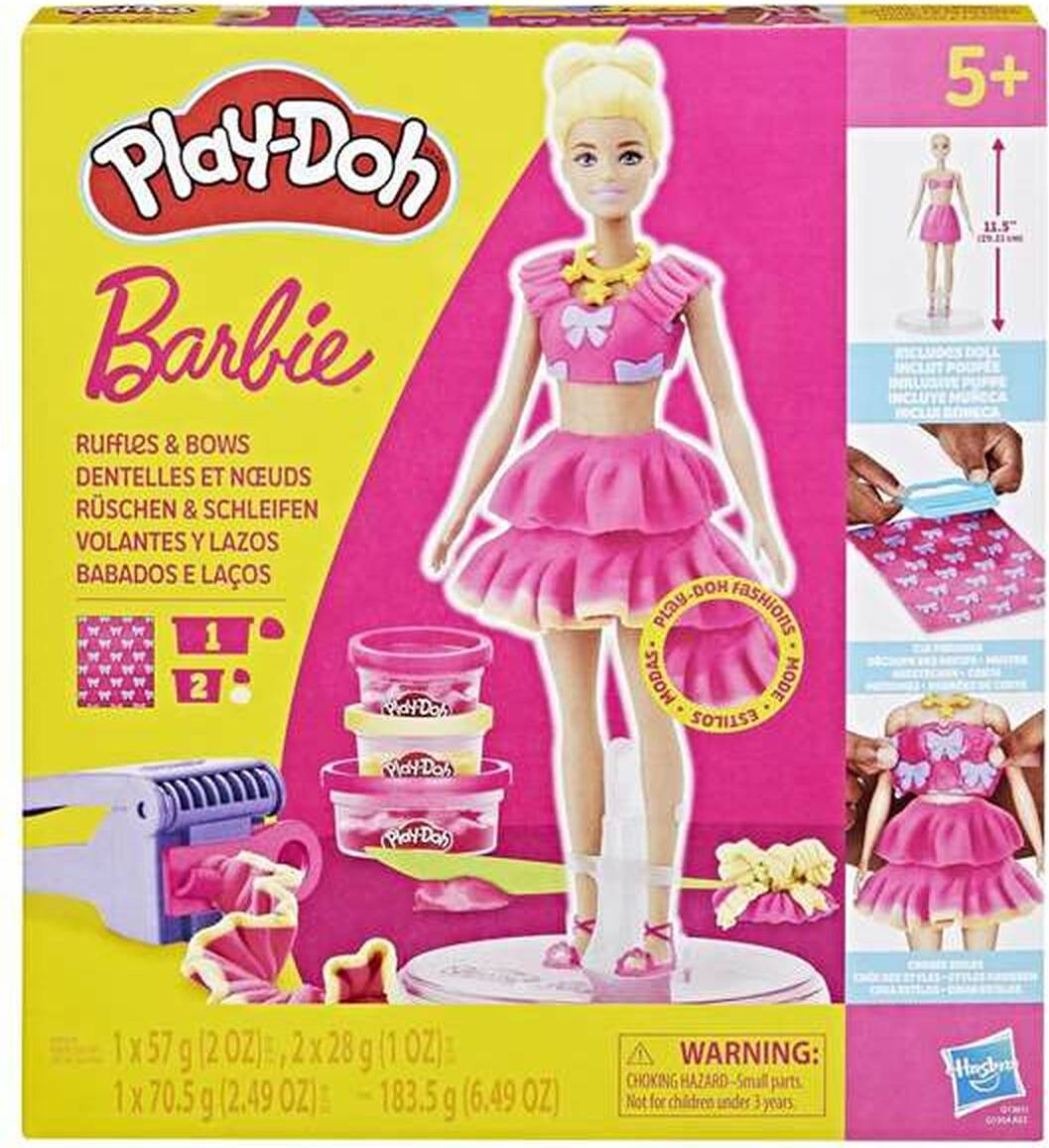 Play-Doh Clay Set Barbie Ruffles & Bows