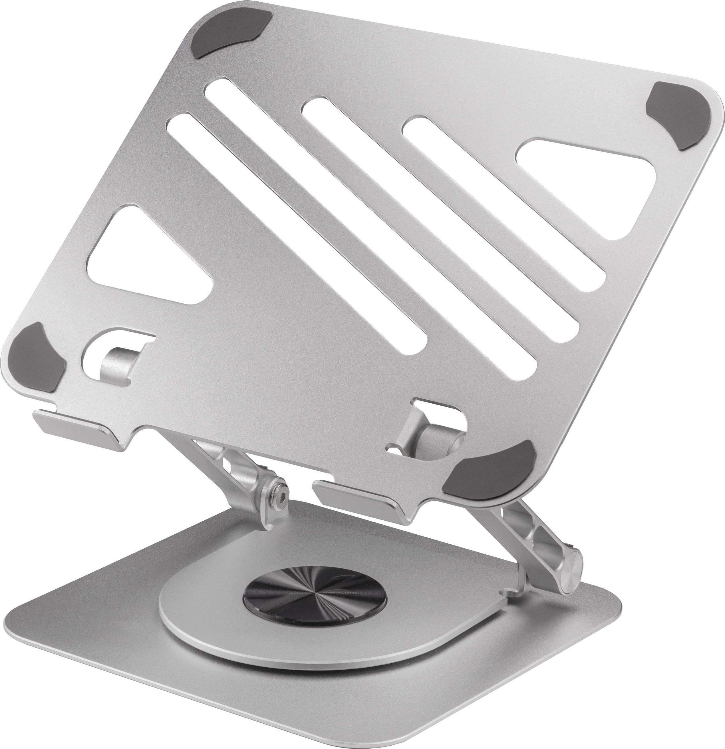 ErgoWork Alu 360° Rotating Computer Stand Silver