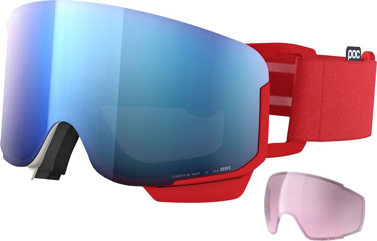 POC Nexal Mid Rouge Blanc Goggle
