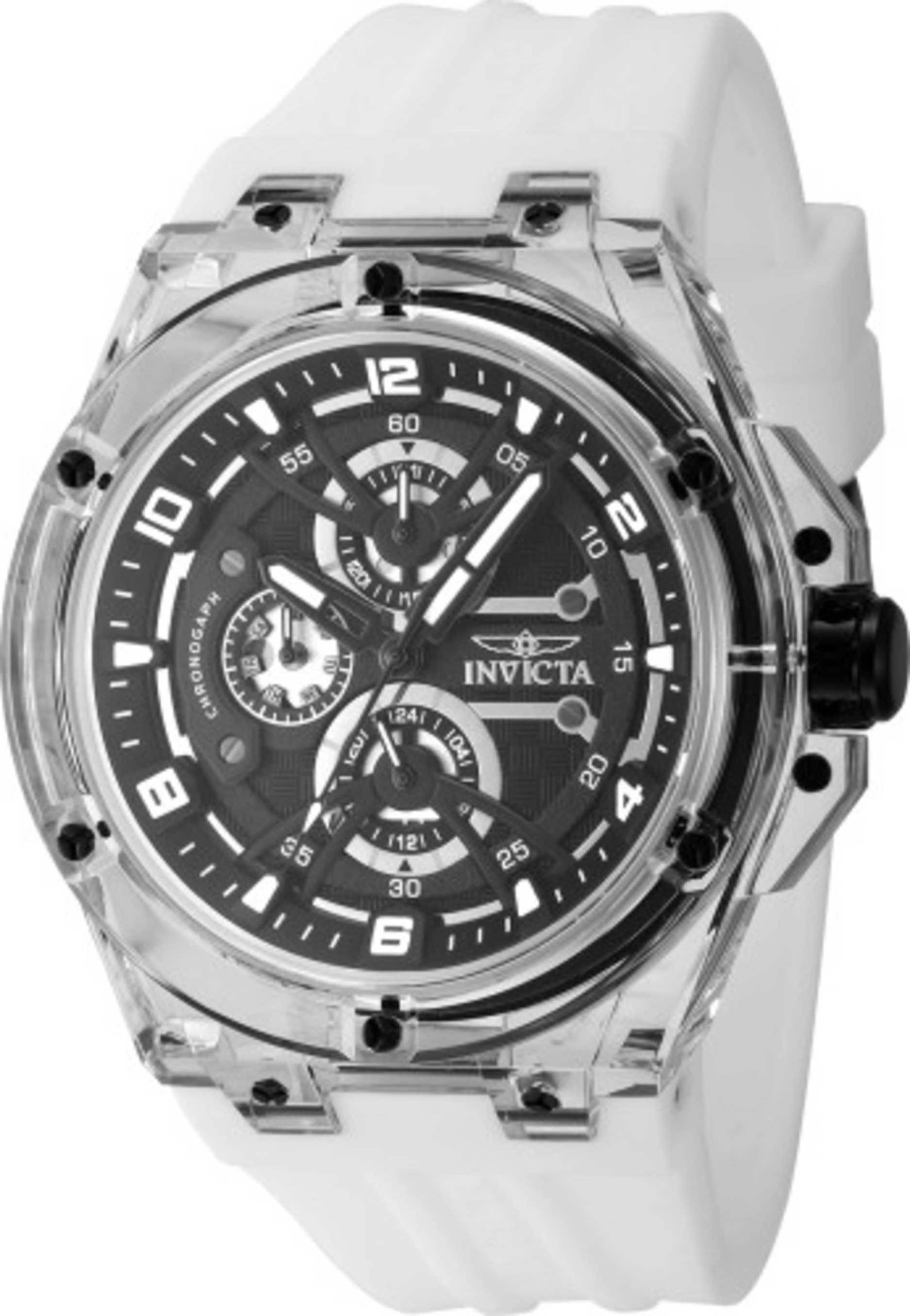 Invicta Black Mens Racing Watch