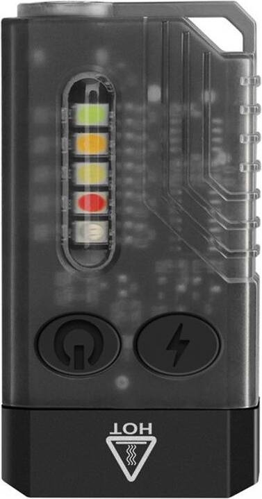 Mini Buzzer Alarm Keychain Flashlight