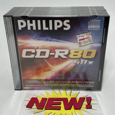 Philips CD-R80D48N 10 Pack 700MB