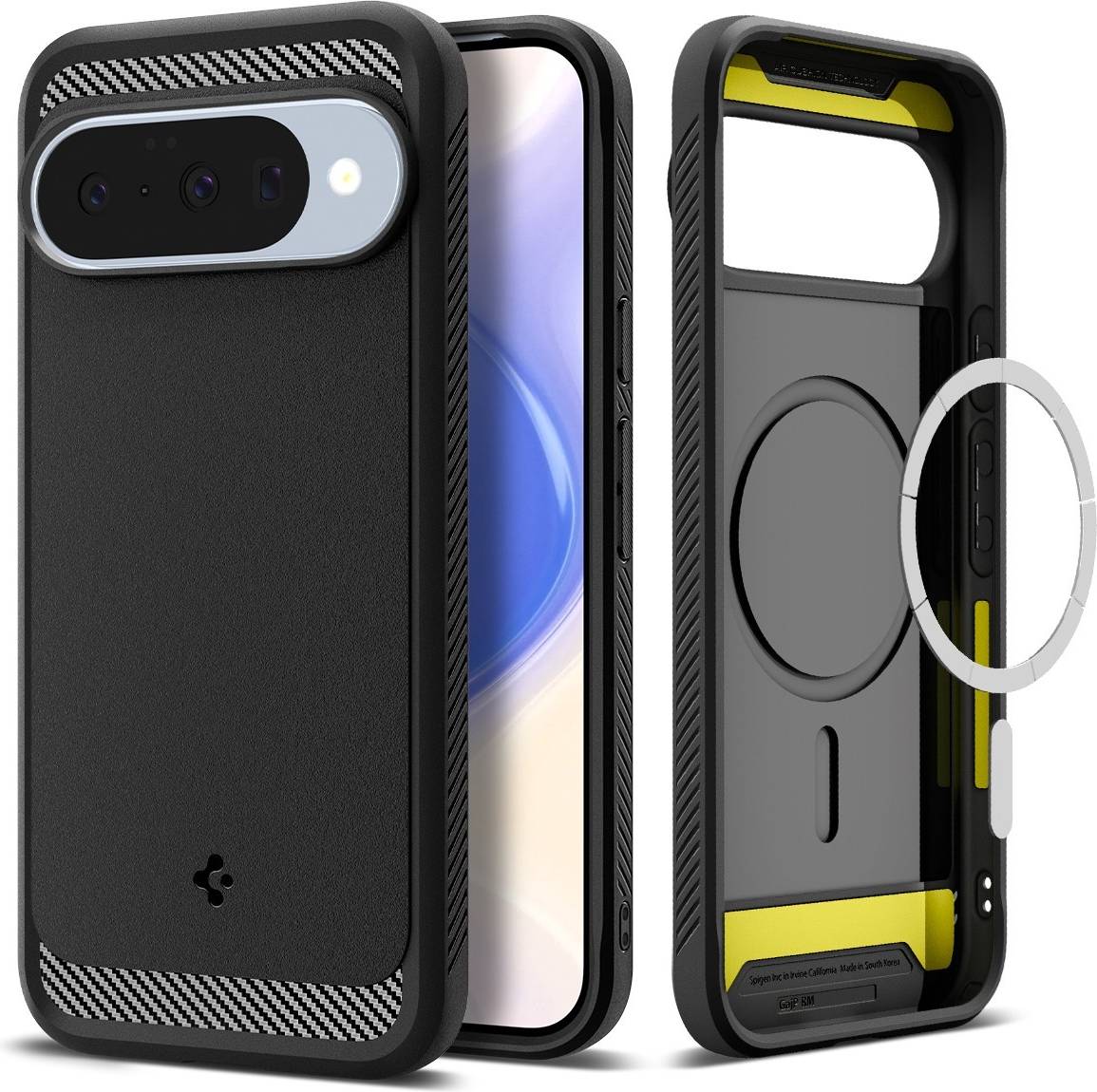 Spigen Rugged Armor Magsafe Matte Black