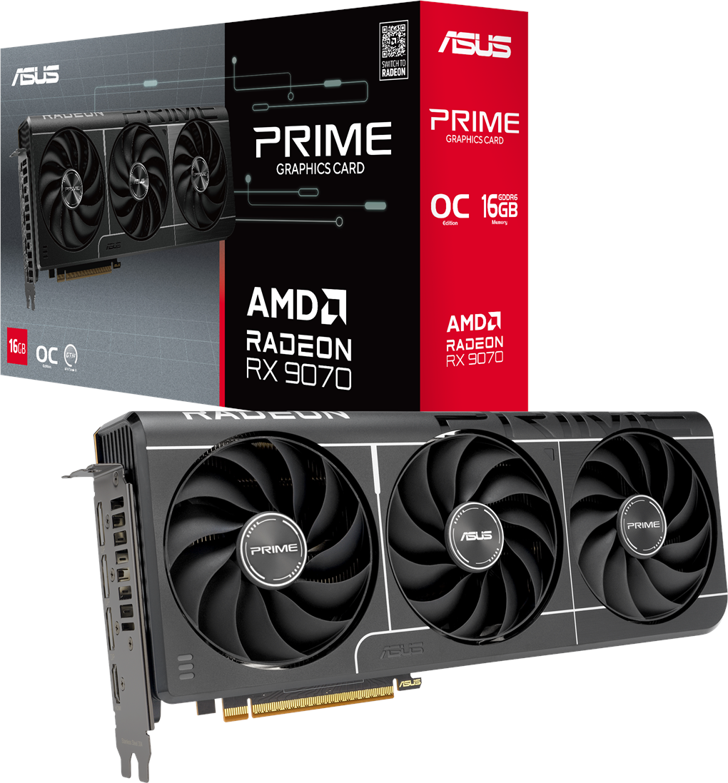 ASUS Prime Radeon RX 9070 OC EVO 16GB RAM