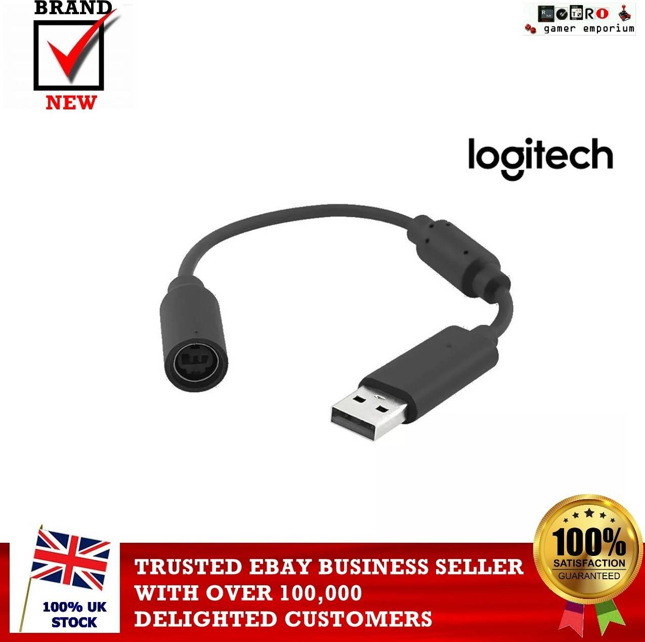 Logitech Racing Steering Wheel USB Breakaway Cable Xbox One Xbox 360