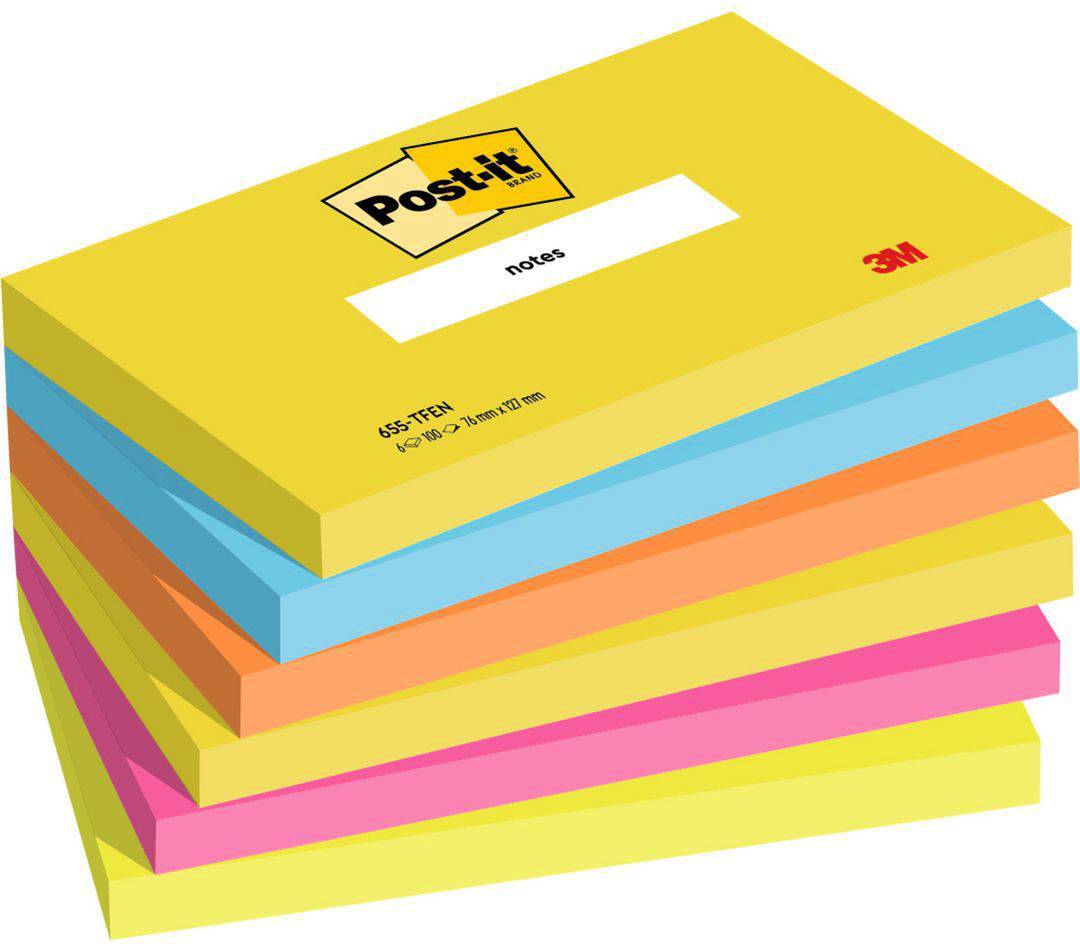 Post-it Note 655 Energetic Pack