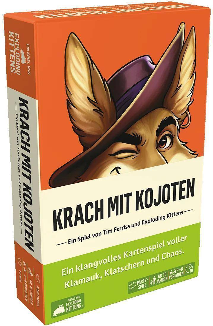 Exploding Kittens Krach mit Kojoten