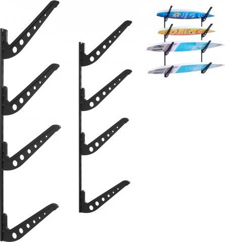 Surfboard VEVOR Surfboard Mount 4 Tiers Rack