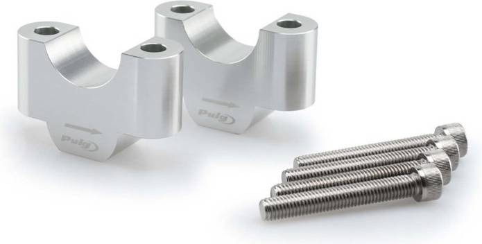 Puig Risers Handlebars Fit On Bmw R1250 Gs Adventure - Silver