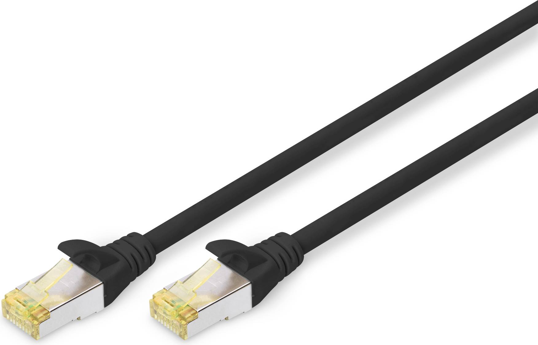 Digitus Cat6a S/FTP RJ45 - RJ45 Patch Cord M-M Black 10m