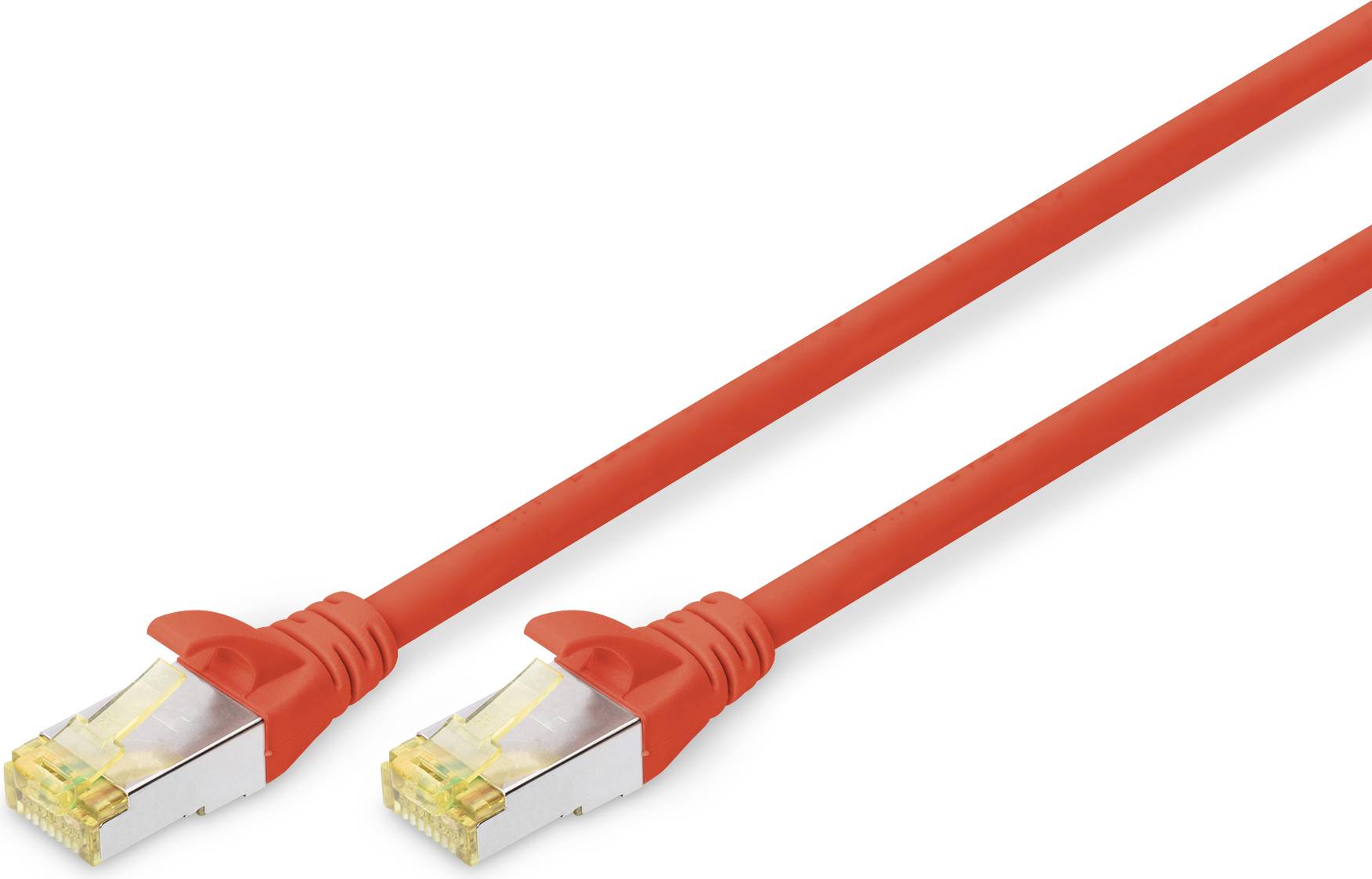 Digitus Cat6a S/FTP RJ45 - RJ45 Patch Cord M-M Red 10m