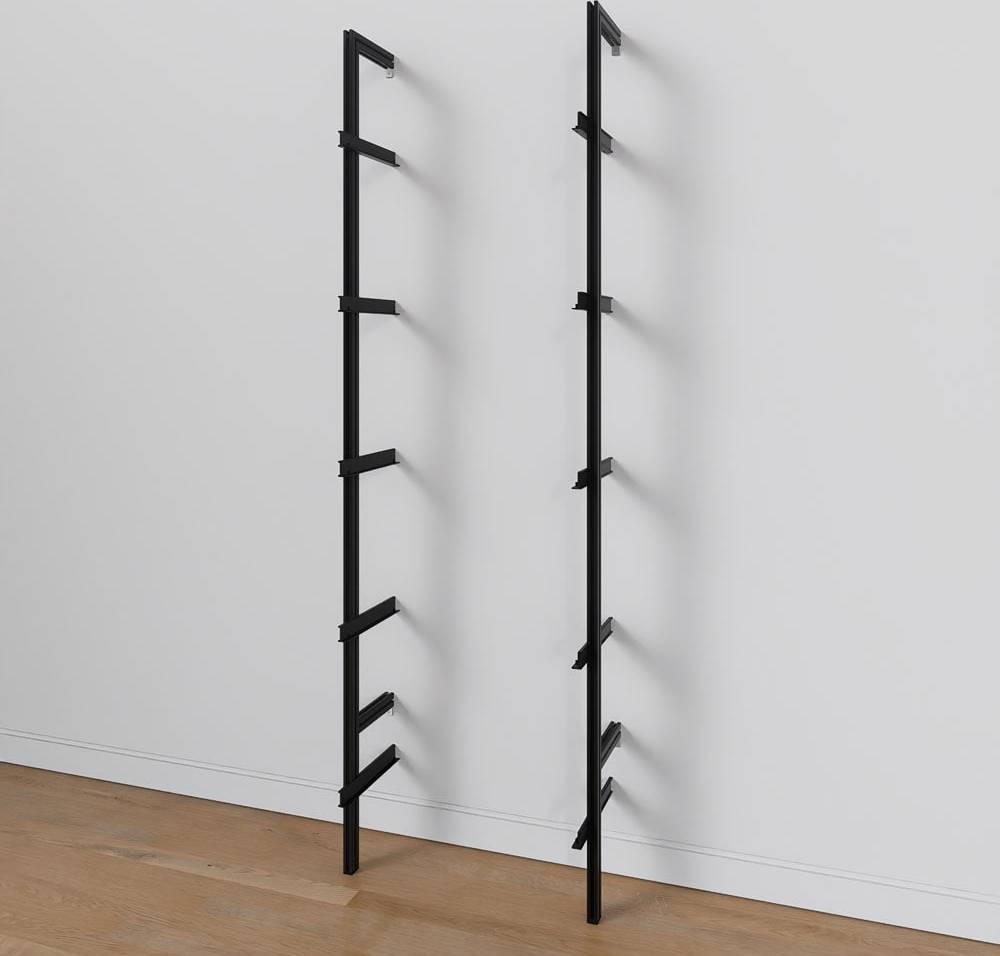 Aluminum Rectangular Bracket Shelf ALUMPAL-12BB