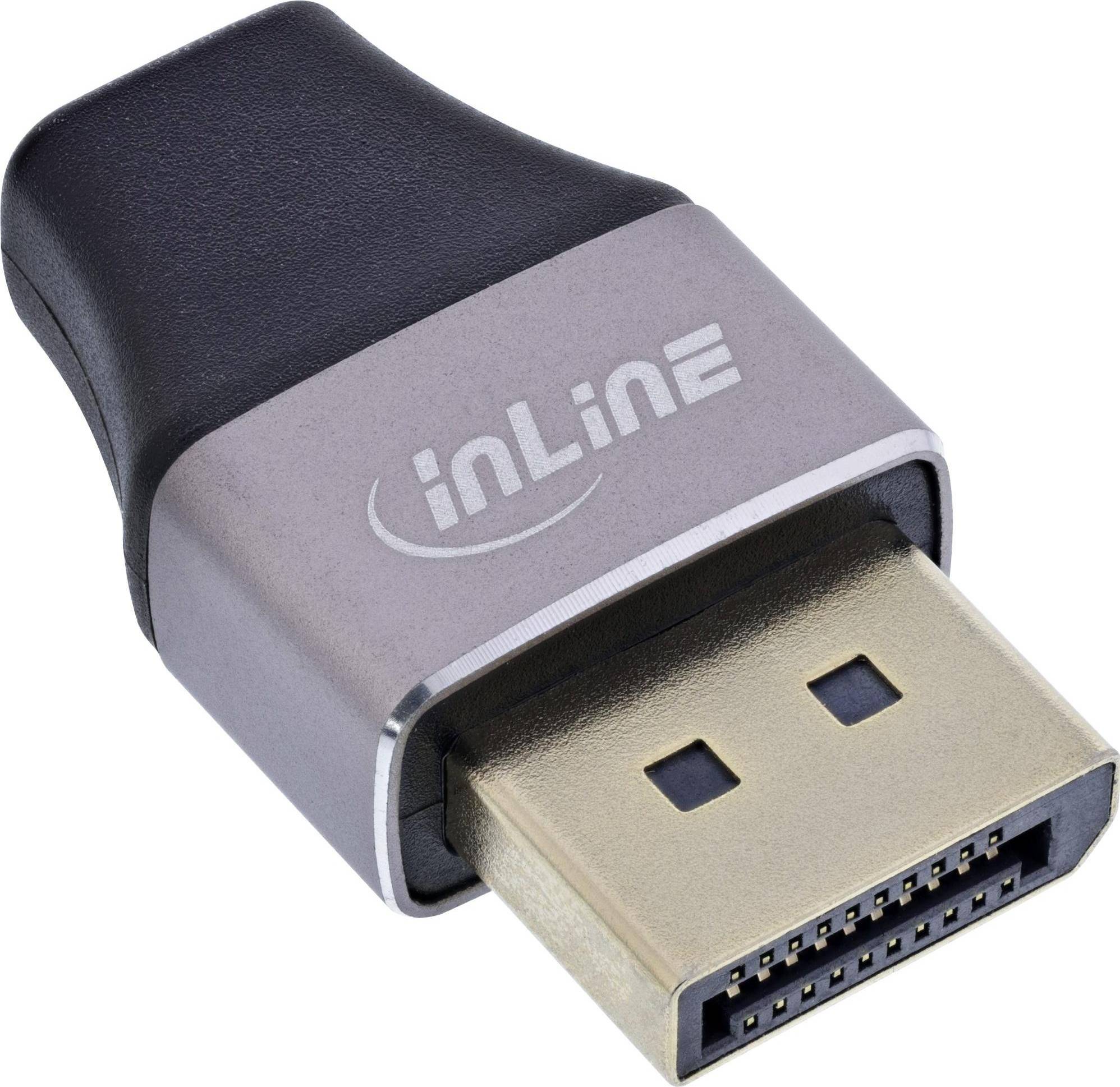 InLine Mini DisplayPort Sort Grå