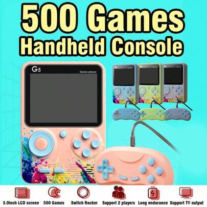 Handheld 3-Inch Large Screen Game Console