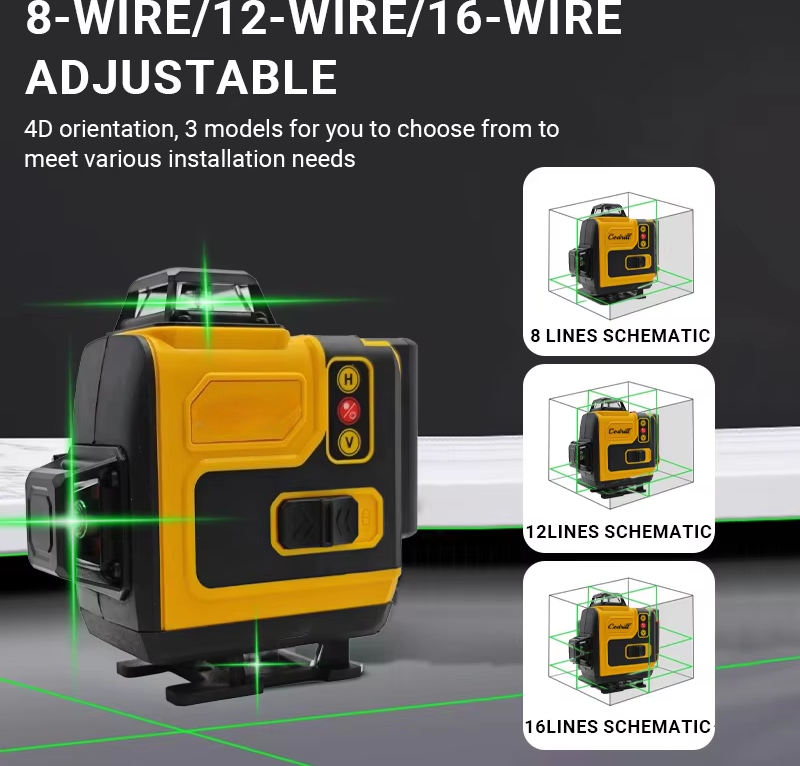 Dewalt laser level Dewalt High-Precision 16 Line Remote Control Laser Level 360