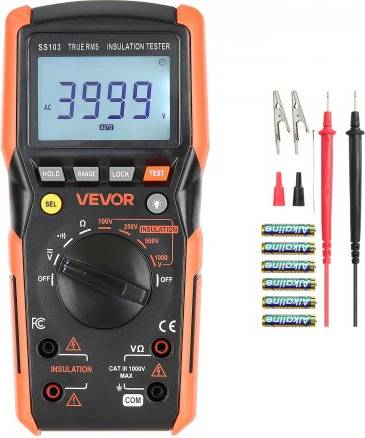 VEVOR Digital Multimeter 4000 Siffrors TRMS