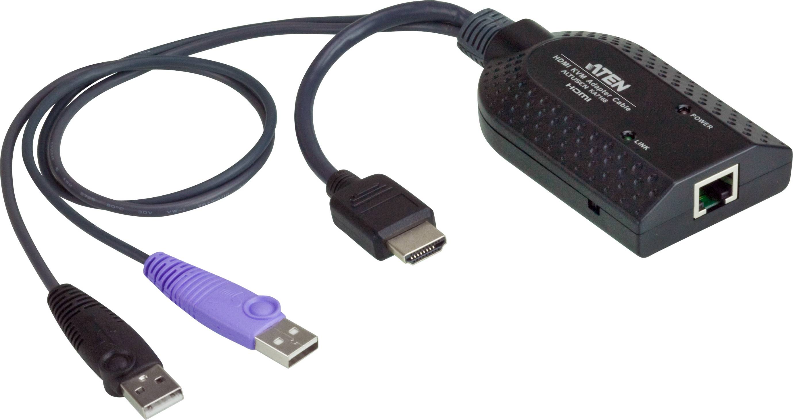 Aten RJ45-2USB A/HDMI M-F Adapter