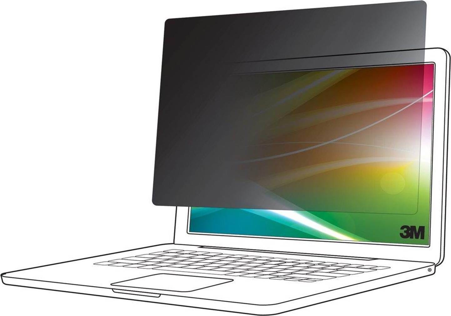 3M Bright Screen Privacy Filter For 12.1-Inch