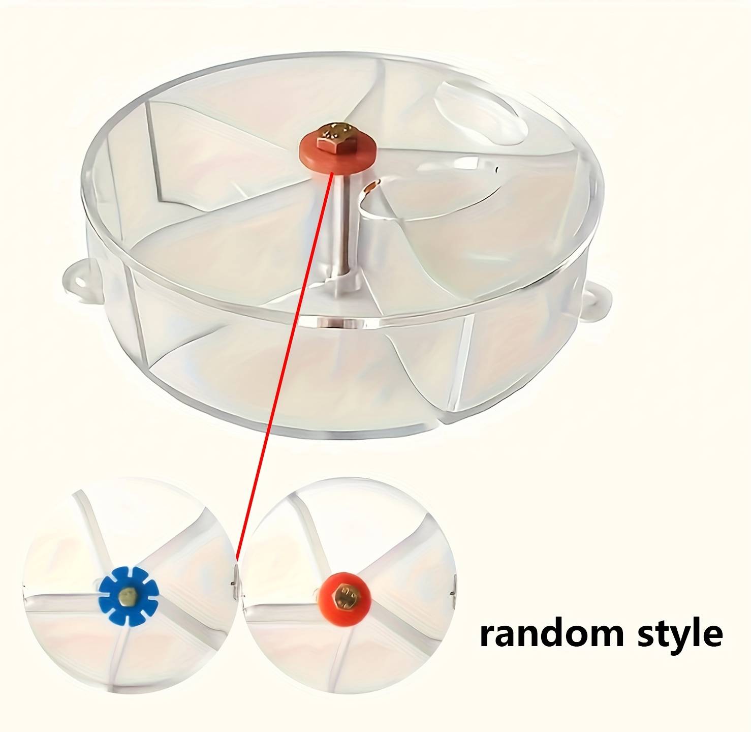 Temu Colorful Interactive Foraging Wheel Parrot Toy