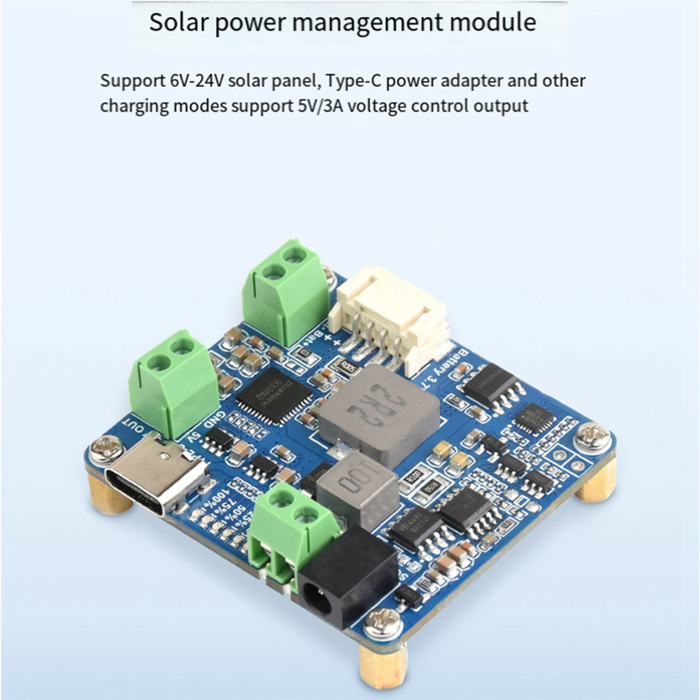 Solar Power Manager Module Battery Case 6V-24V