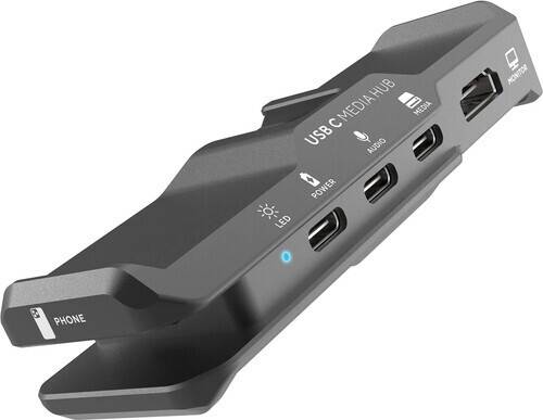 Blue USB-C Media Hub Rig Gray