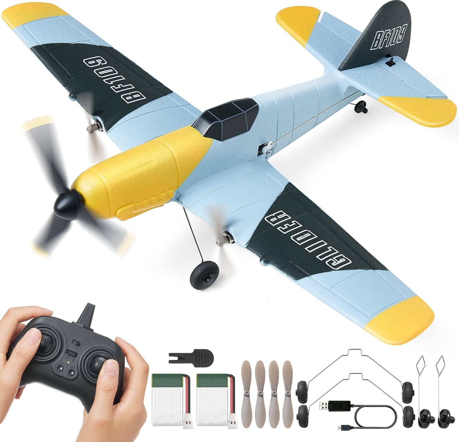 Rc plane VEVOR RC Plane 2.4GHz 3 Channel Remote Control