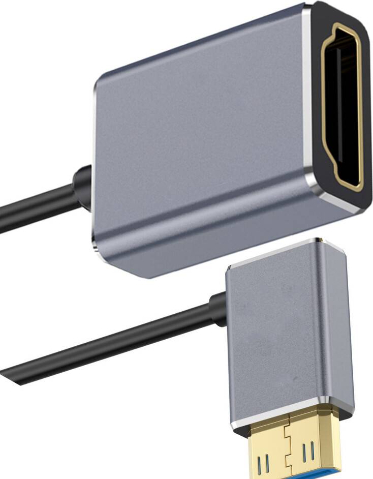 HDMI 2.1 Adapter Cable - Miniature Design