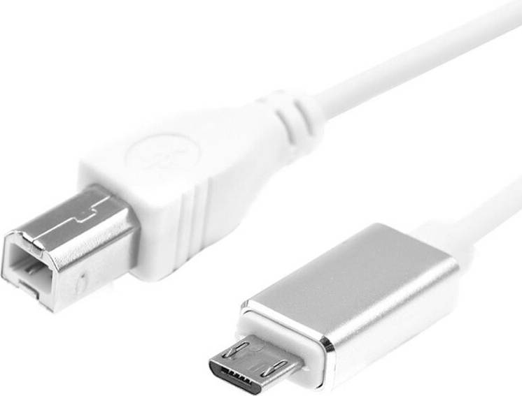 Midi USB Type B To Micro-USB Cable Adapter