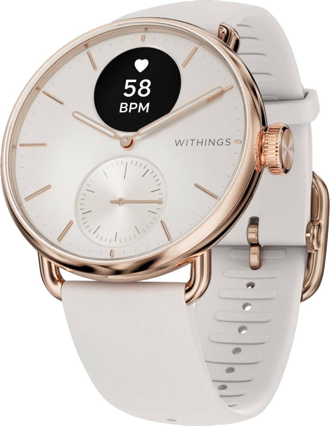 Reloj Conectado 38 mm Rastreador ScanWatch 2 Rosa Dorado