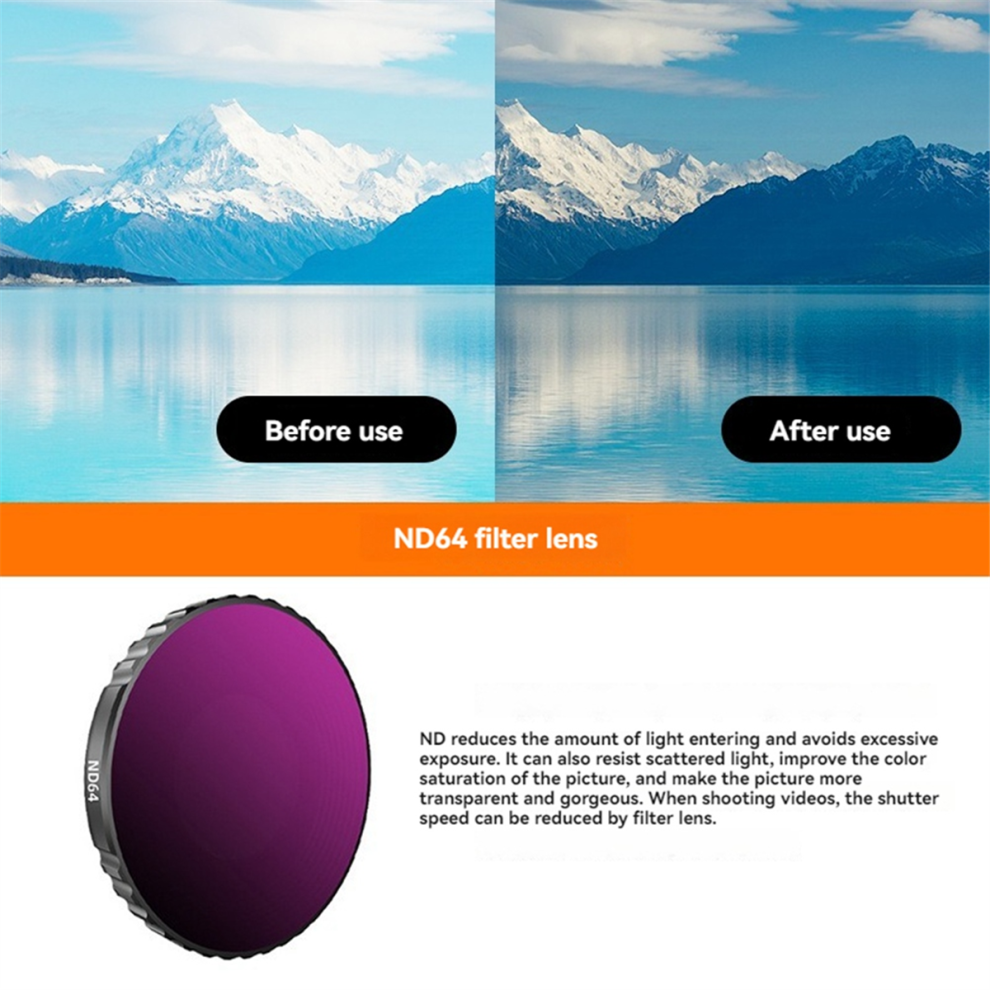 Action Camera Lens Filter Set 5 Pro 4