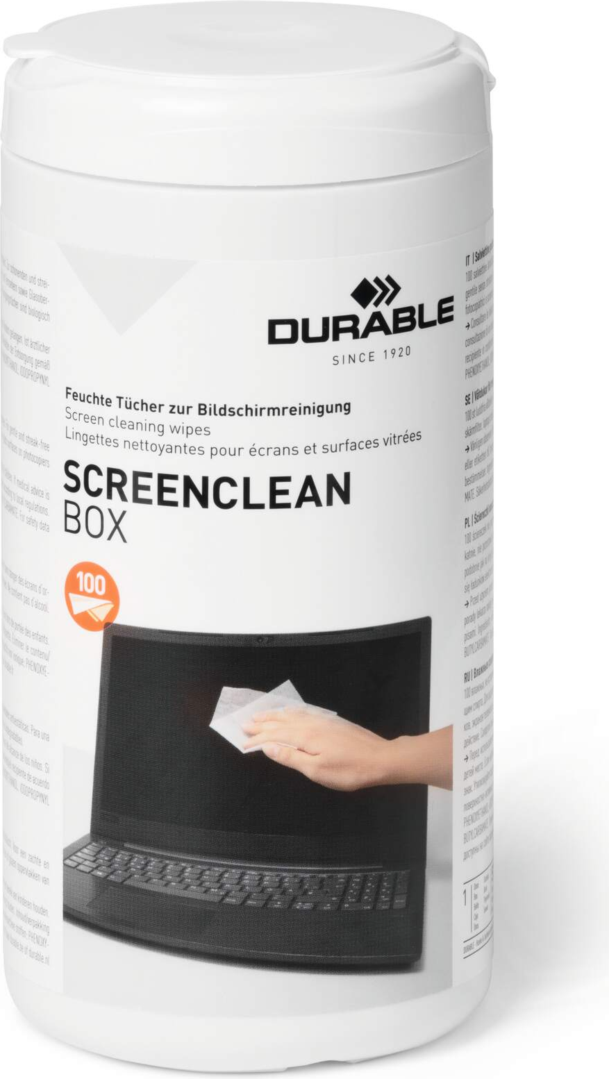 Screenclean Box 100 White