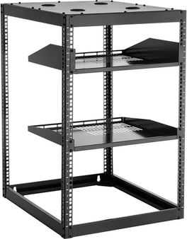 16U Open Frame Network Rack 585 mm