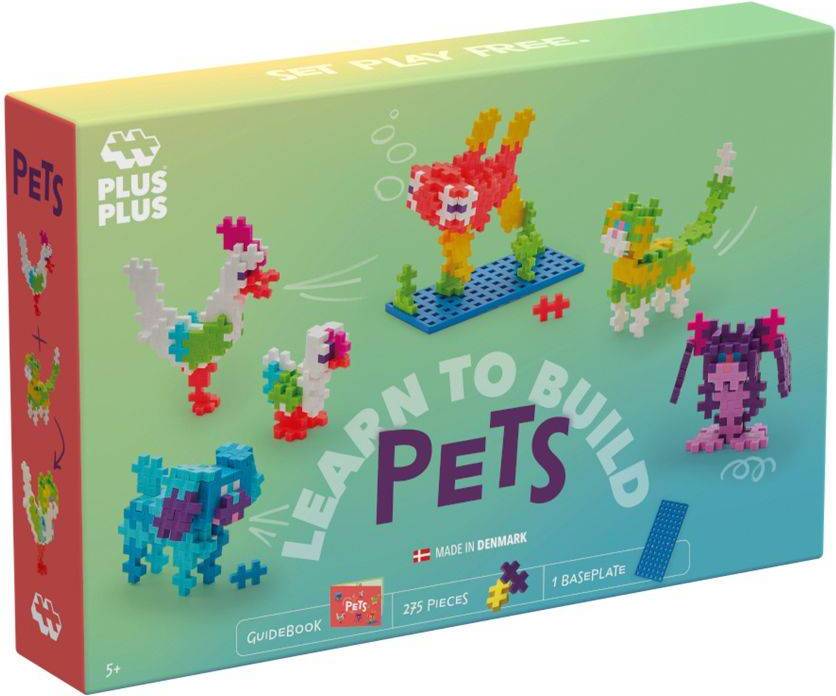 Plus Plus Learn To Build Pets 275pcs