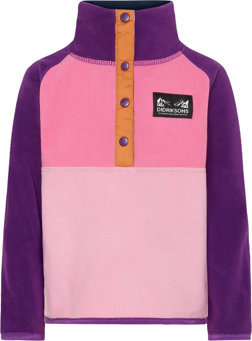 Didriksons Half Button Ytterplagg Unisex - Rosa