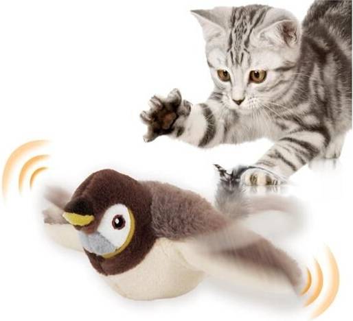Interactive Flapping Bird Cat Toy