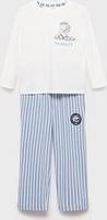 Mango Long Snoopy Pyjama - Blå