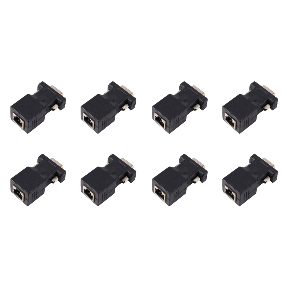 Cat5 VGA Extender Male To LAN CAT5 CAT6 RJ45