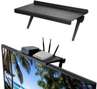 Shein Adjustable TV Screen Top Shelf Rack